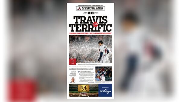 Braves After the Game in AJC ePaper, Sunday, August 21, 2022.