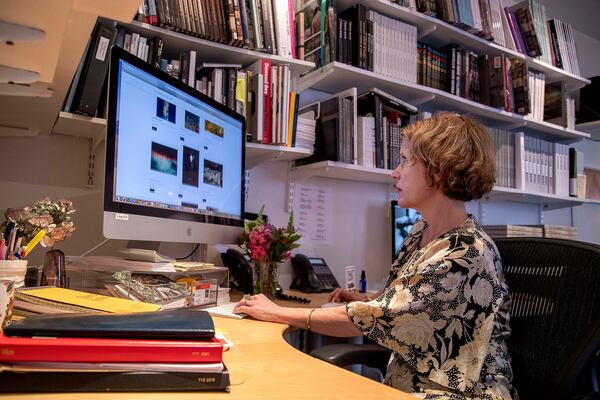 Skillman in her office at Jackson Fine Art.
Alyssa Pointer / Alyssa.Pointer@ajc.com