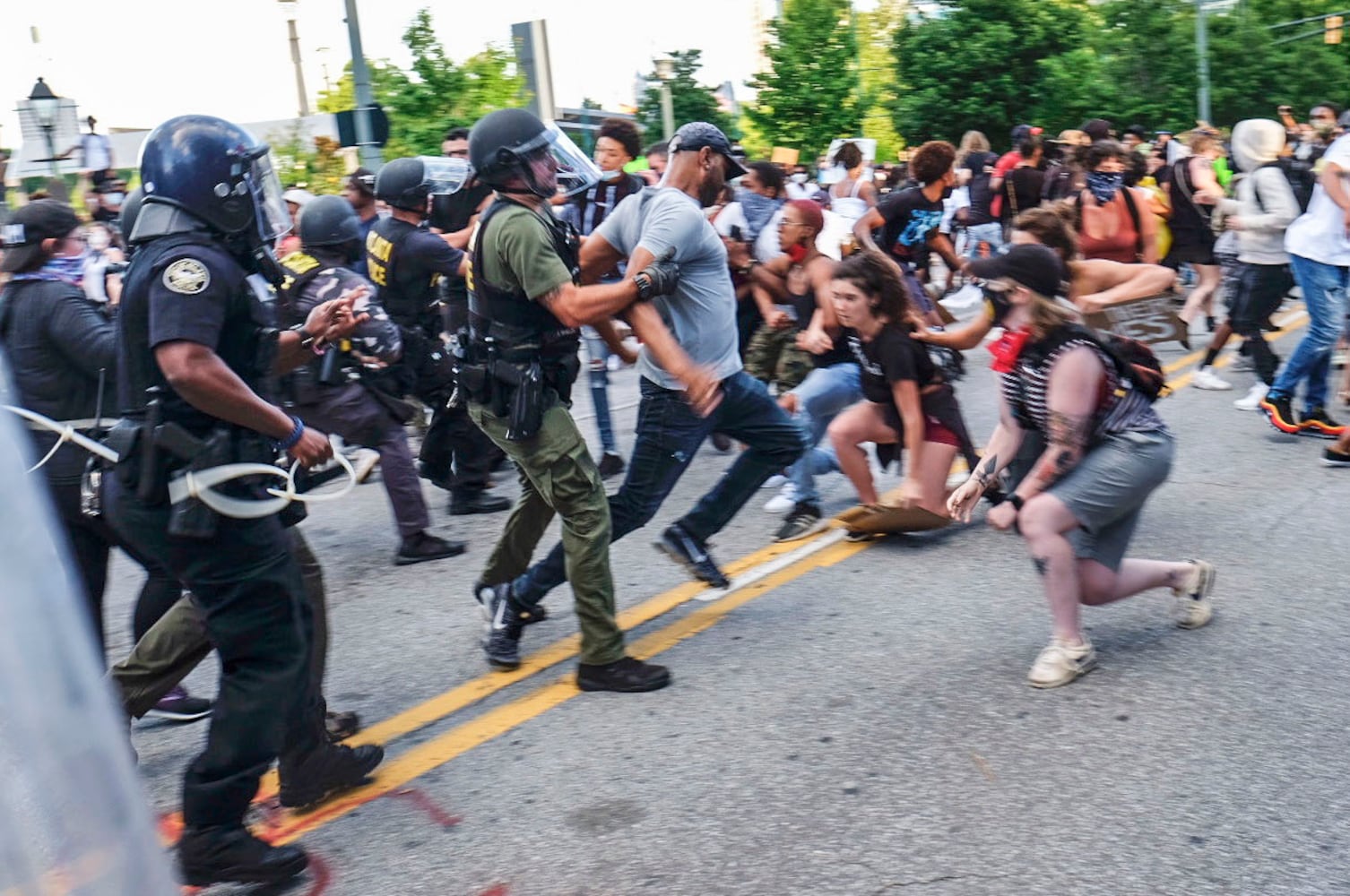 PHOTOS: Atlanta braces for second night of protests