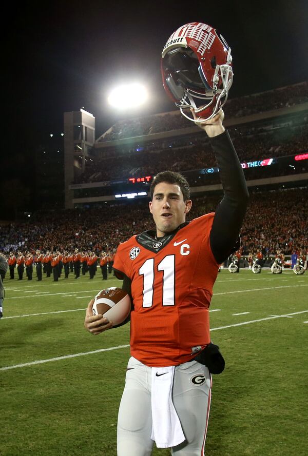 Former Georgia Bulldogs quarterback Aaron Murray. (AJC file photo)