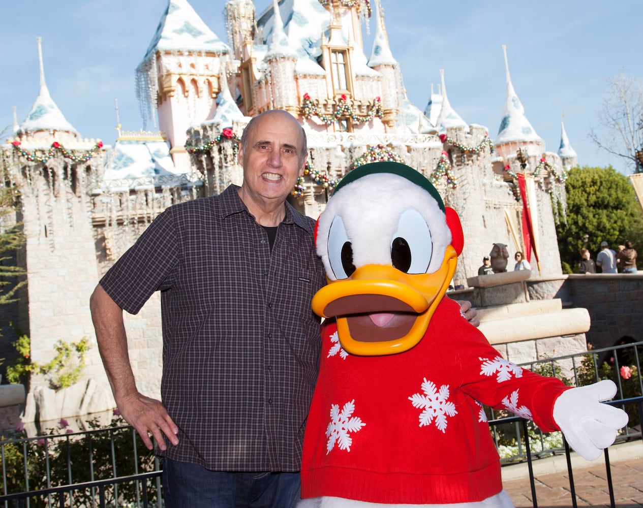 Stars get goofy at Disneyland