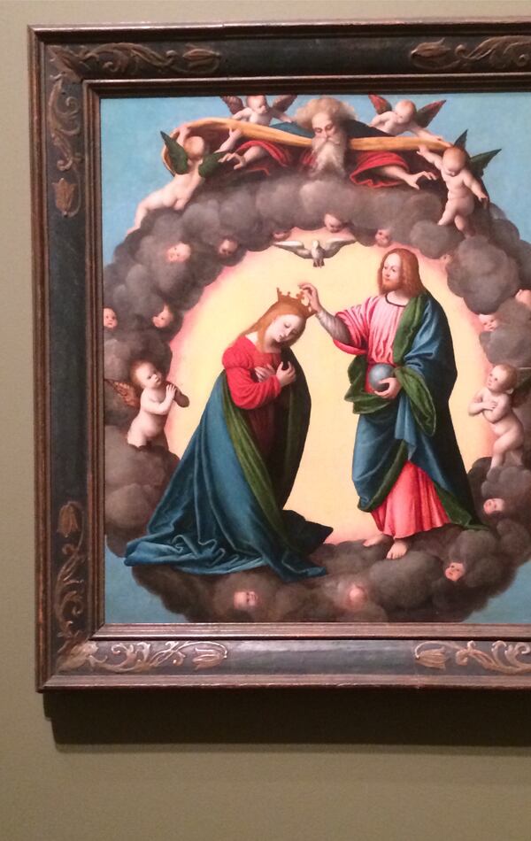 "The Coronation of the Virgin," circa 1541. Giovanni Battista della Cerva. On exhibit at the Blanton Museum of Art in Austin. Photo: Jennifer Brett