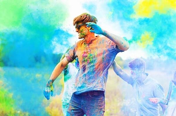 You can cover yourself with a variety of colors at the Venezuela Color Run and festival in Lilburn.