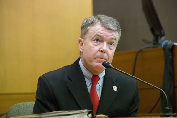 Charles “Bill” Crane assisted Tex McIver in releasing a statement to the media shortly after the shooting that left Diane McIver dead. ALYSSA POINTER/ALYSSA.POINTER@AJC.COM