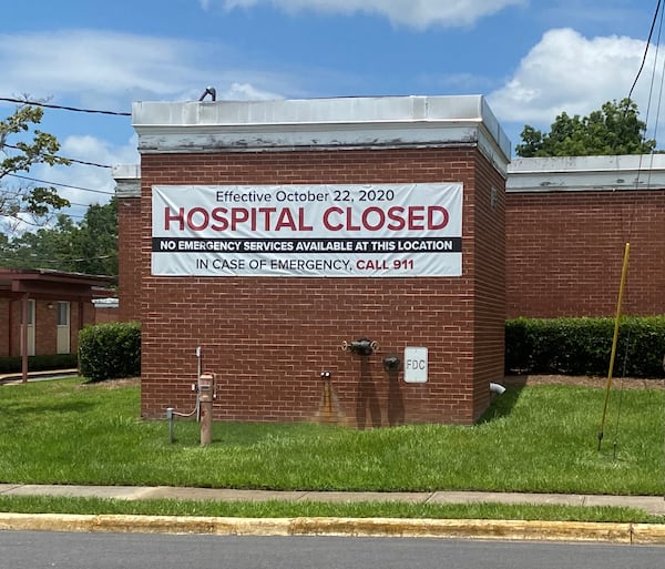 Southwest Georgia Regional Medical Center in Cuthbert closed its doors in October 2020. (Andy Miller/Ga. Health News)