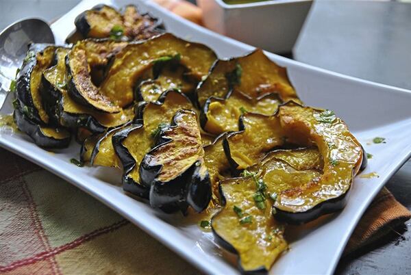 Apple Cider Roasted Squash. (Gretchen McKay/Pittsburgh Post-Gazette/TNS)