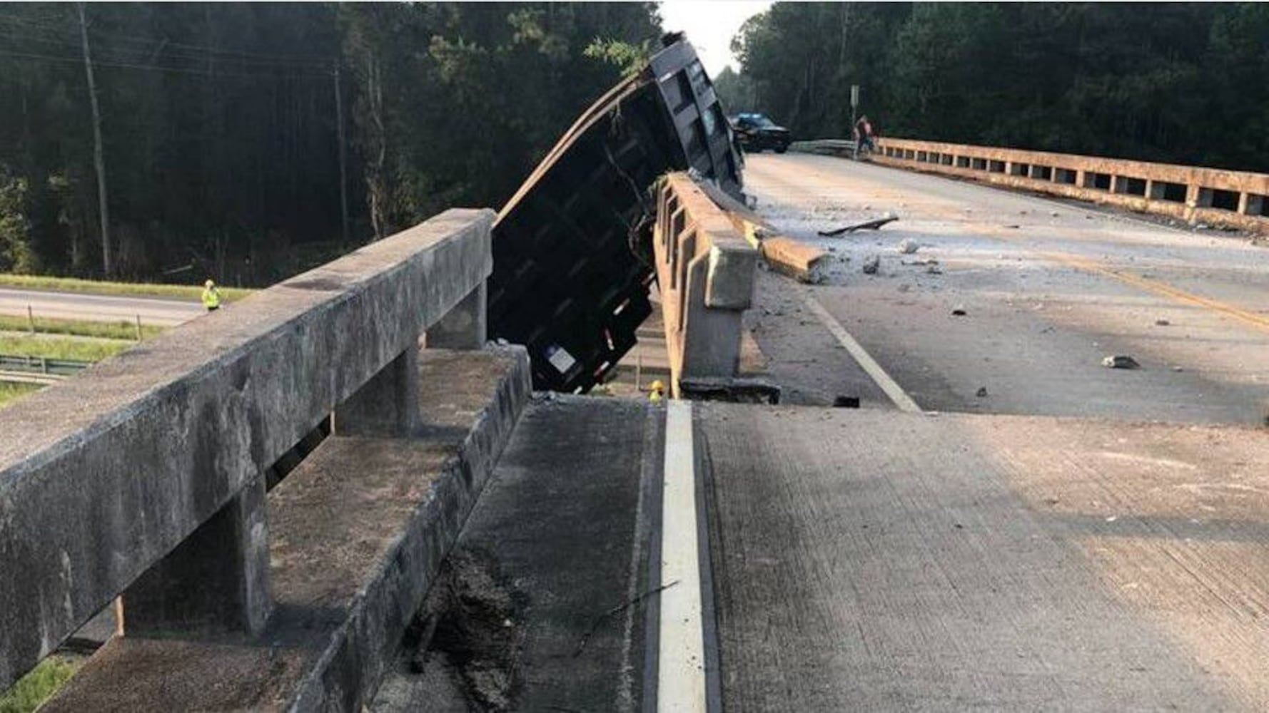 Major Georgia interstate to be closed for days after truck crash causes bridge to shift 6 feet