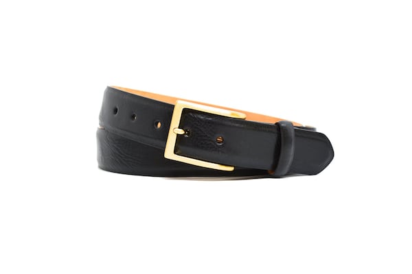 A black calfskin belt from Cobbler Union can help dad stay stylish. CONTRIBUTED