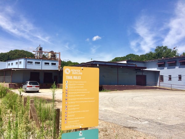 This old storage facility on the Beltline near Grant Park is set to become 323 apartments. Photo by Bill Torpy