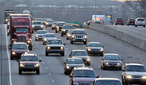 Once a much easier commute, northbound traffic on I-75 in Henry County is often congested between the Eagles Landing/Hudson Bridge exit and I-675. Henry leaders are considering transit as more residents commute out of the county for work than are employed near their home. Bob Andres bandres@ajc.com