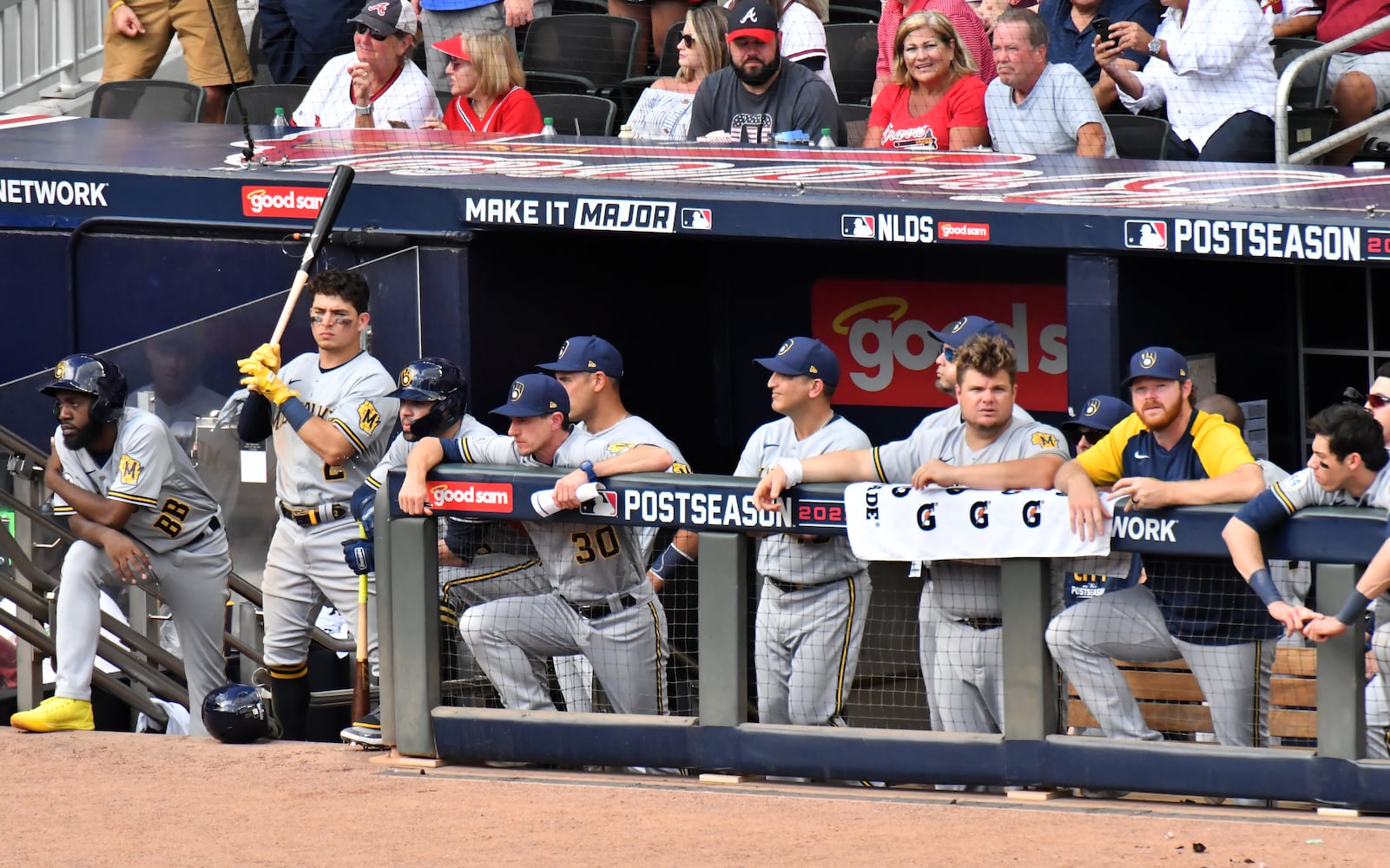 Braves-Brewers playoff game 3