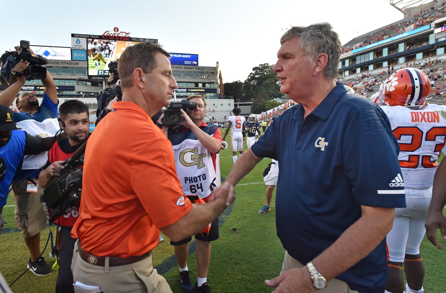 Photos: Georgia Tech loses to ACC powerhouse Clemson