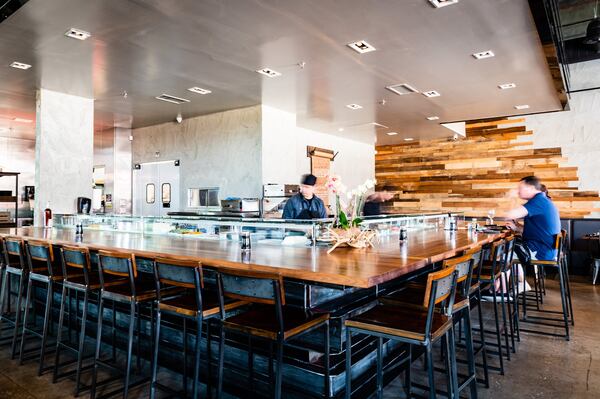 The sushi bar is a strong part of Fudo’s operation. CONTRIBUTED BY HENRI HOLLIS