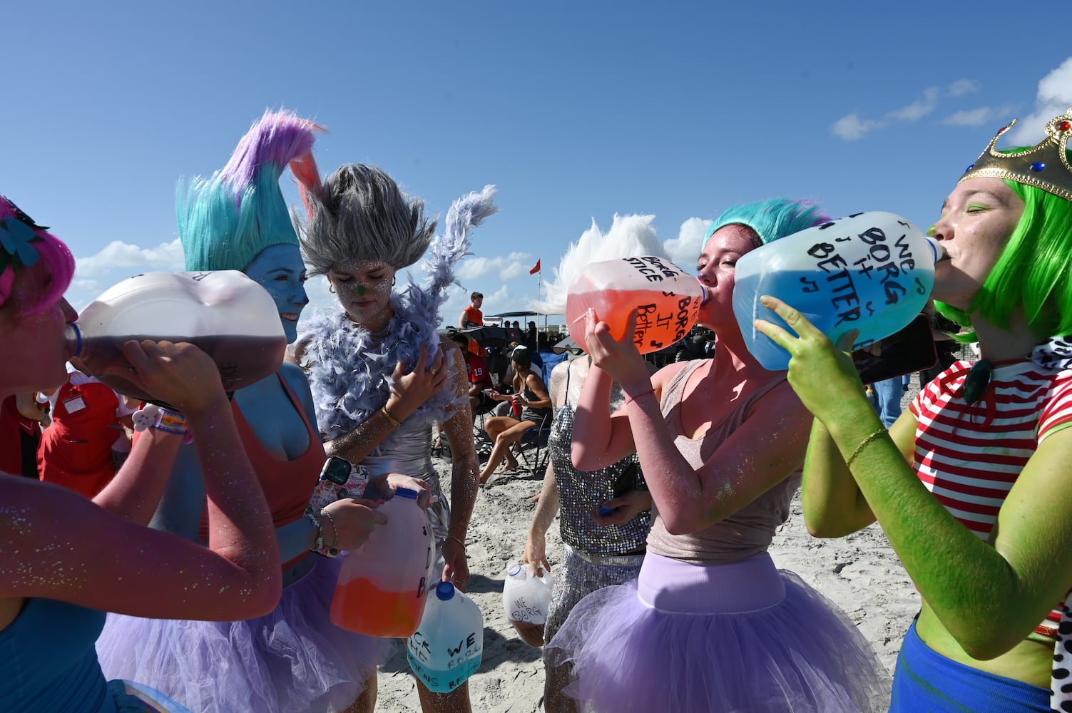 Frat Beach ahead of Georgia Florida game