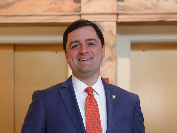 State Rep. Scott Hilton (R-Peachtree Corners) poses for a portrait at the Georgia State Capitol on Monday, March 27, 2023.  (Natrice Miller/ natrice.miller@ajc.com)