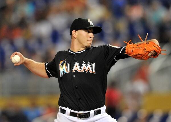 Jose Fernandez will try to set a new major league record Friday when he goes for his 17th cosecutive home win without a loss to start his career. (AP photo)