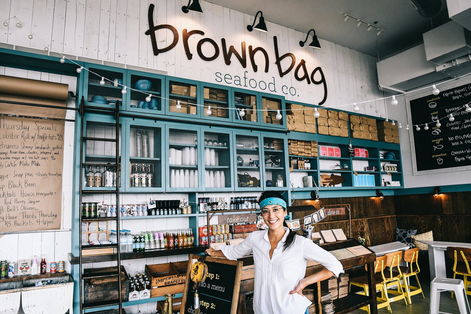 The interior of Brown Bag Seafood Co. / Courtesy of Brown Bag Seafood Co.