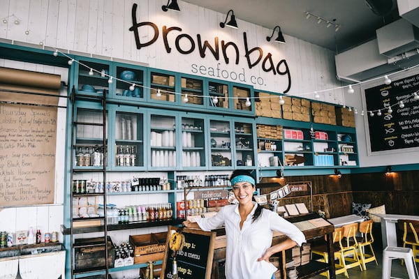 The interior of Brown Bag Seafood Co. / Courtesy of Brown Bag Seafood Co.