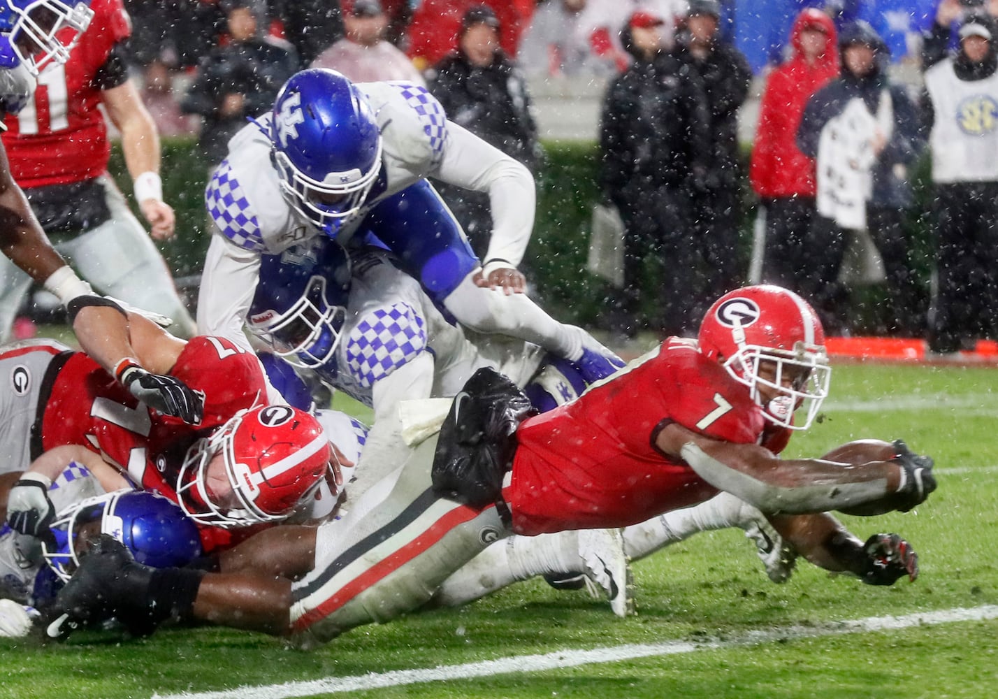 Photos: Bulldogs grind out a win over Kentucky