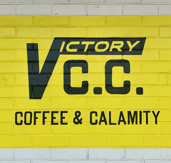 New wall art for Victory Coffee & Calamity. COURTESY OF VICTORY BRANDS