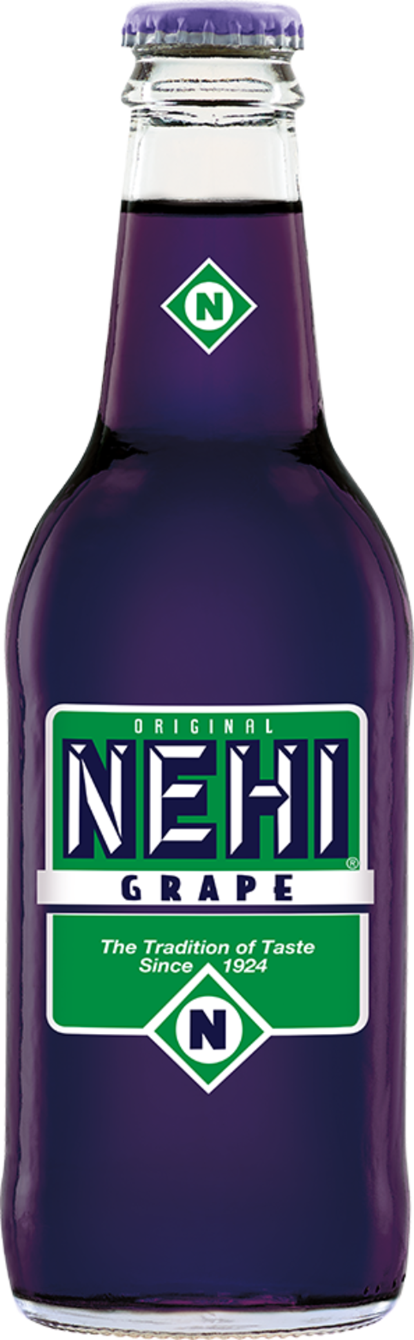 The Nehi brand, which includes this grape drink, is celebrating its 100th anniversary. (Courtesy of KDP)