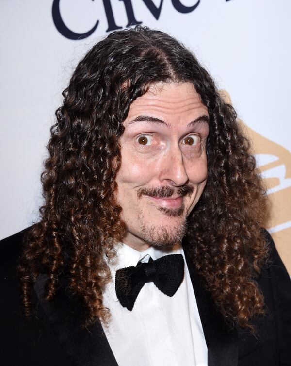 BEVERLY HILLS, CA - FEBRUARY 07: Singer 'Weird Al' Yankovic attends the Pre-GRAMMY Gala and Salute To Industry Icons honoring Martin Bandier at The Beverly Hilton Hotel on February 7, 2015 in Beverly Hills, California. (Photo by Jason Merritt/Getty Images) "Weird" Al Yankovic is bringing multimedia on his tour. Photo: Getty Images.