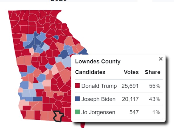 Lowndes County 2020 election