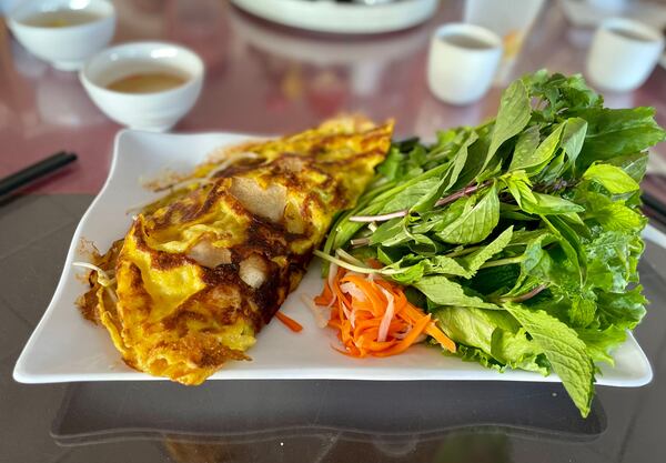 Bánh Xèo at Nam Phuong Buford Highway.