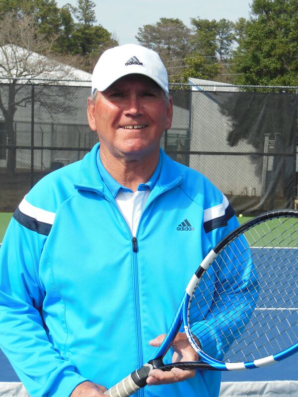 Jerry Baskin has coached many of the top tennis players in Georgia