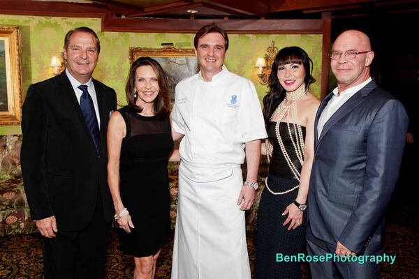  Eileen and Tom Rosencrantz, left, and Al and Su Longman, right, at the private party the Ritz-Carlton, Buckhead held in 2012 to welcome new executive chef Franck Steigerwald. Photo by Ben Rose Photography, www.BenRosePhotography.com. Provided to the AJC by the Ritz-Carlton, Buckhead