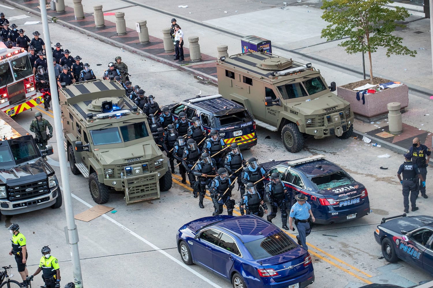 PHOTOS: Atlanta Protests -- the police