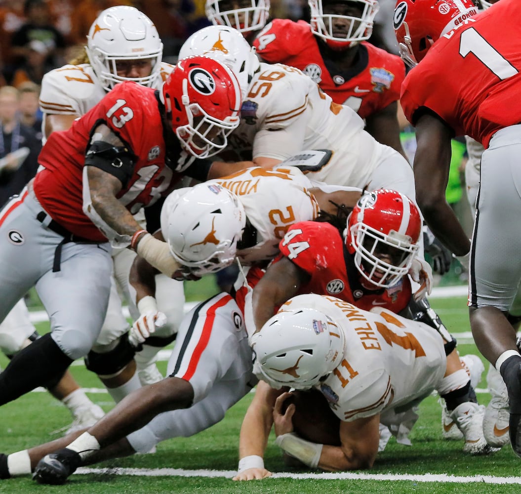 Photos: Georgia manhandled by Texas in the Sugar Bowl