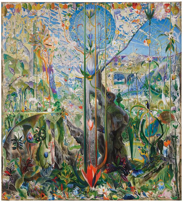 Joseph Stella's epic 84-by-76-inch painting "Tree of My Life" (1919).
Courtesy of High Museum of Art