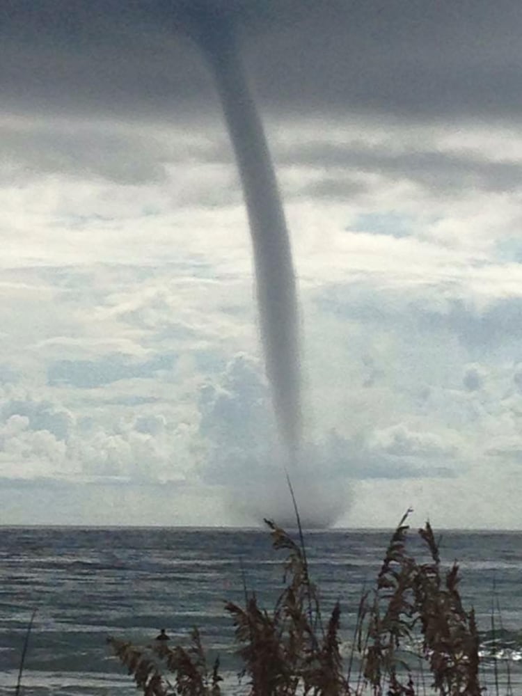 Waterspout off St. Johns County coast