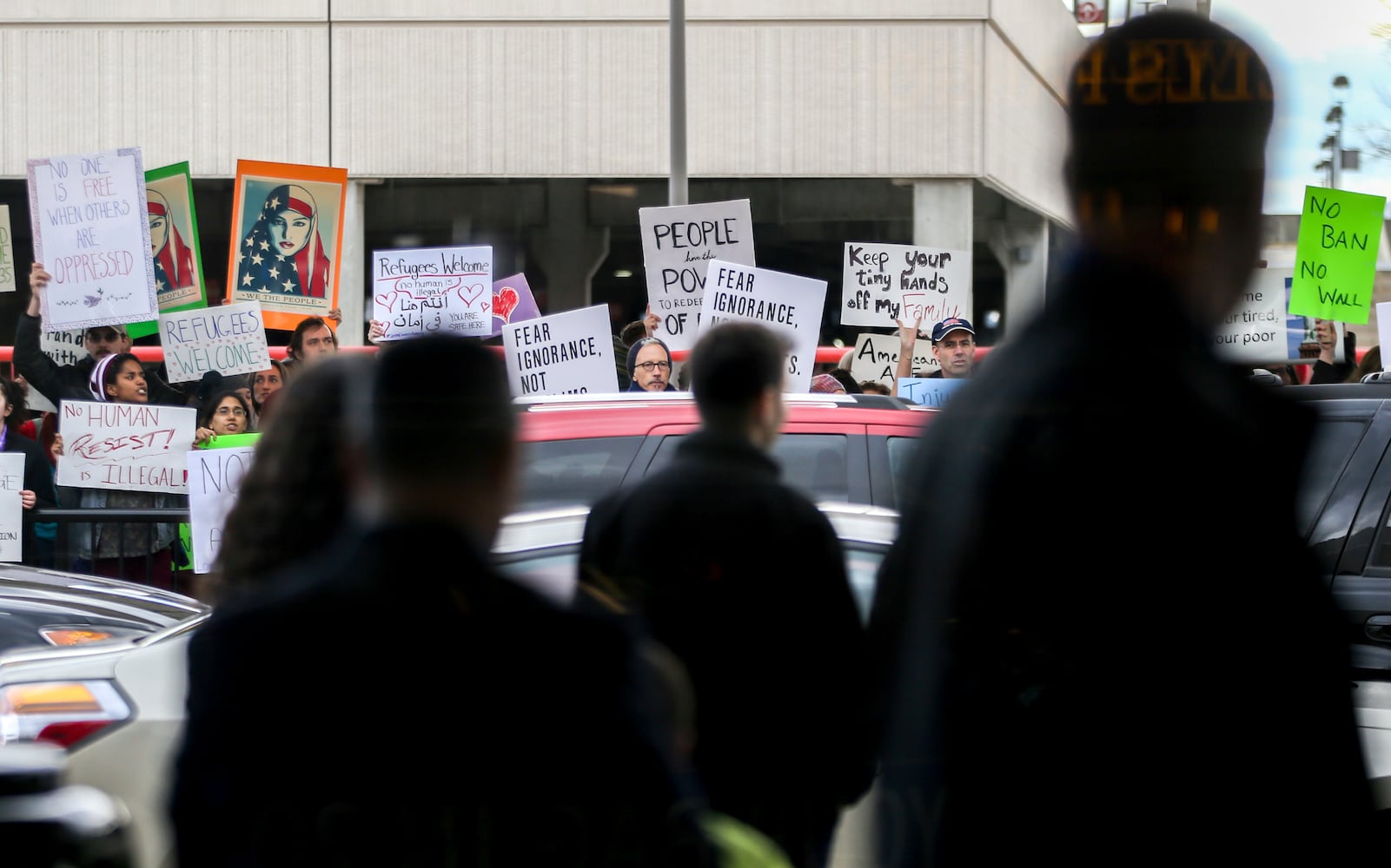 Atlanta Airport immigration protests Sunday