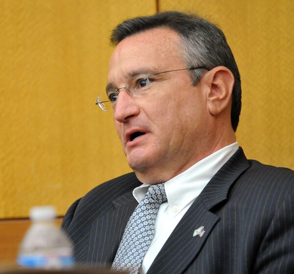 Investigator Richard Hyde, seen here testifying in the Atlanta Public Schools cheating case, recorded interim CEO Lee May discussing a loan from a subordinate on May 7. KENT D. JOHNSON/KDJOHNSON@AJC.COM