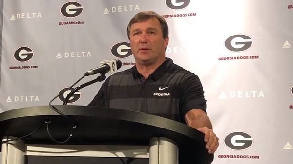 UGA head coach Kirby Smart. (video screenshot)