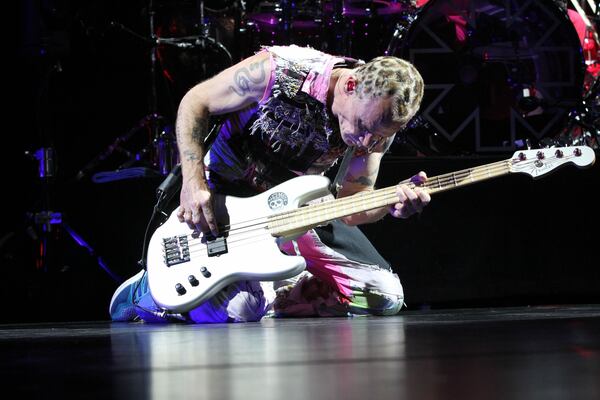  Flea, in a rare moment of non-movement. Photo: Robb Cohen Photography & Video