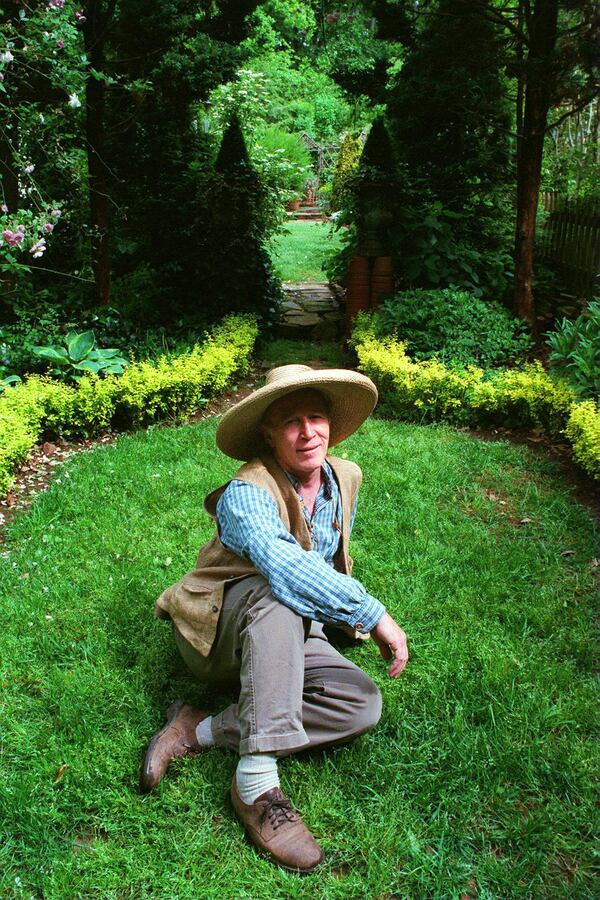 Returning to the tour this year is the Decatur garden that belonged to the late renowned garden designer Ryan Gainey, pictured here in 1997. AJC File