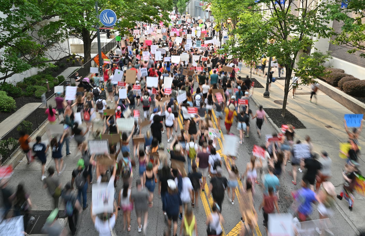 Protest the Supreme Court's decision to overturn Roe v. Wade