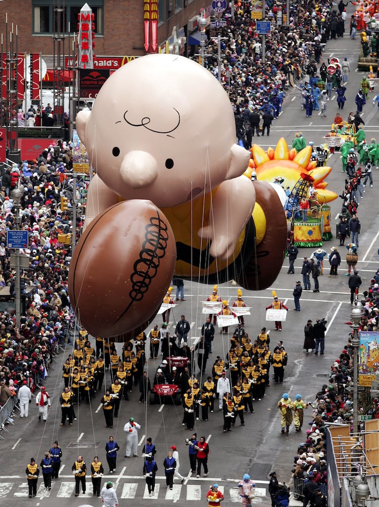 Macy's Thanksgiving Day Parade floats through the years