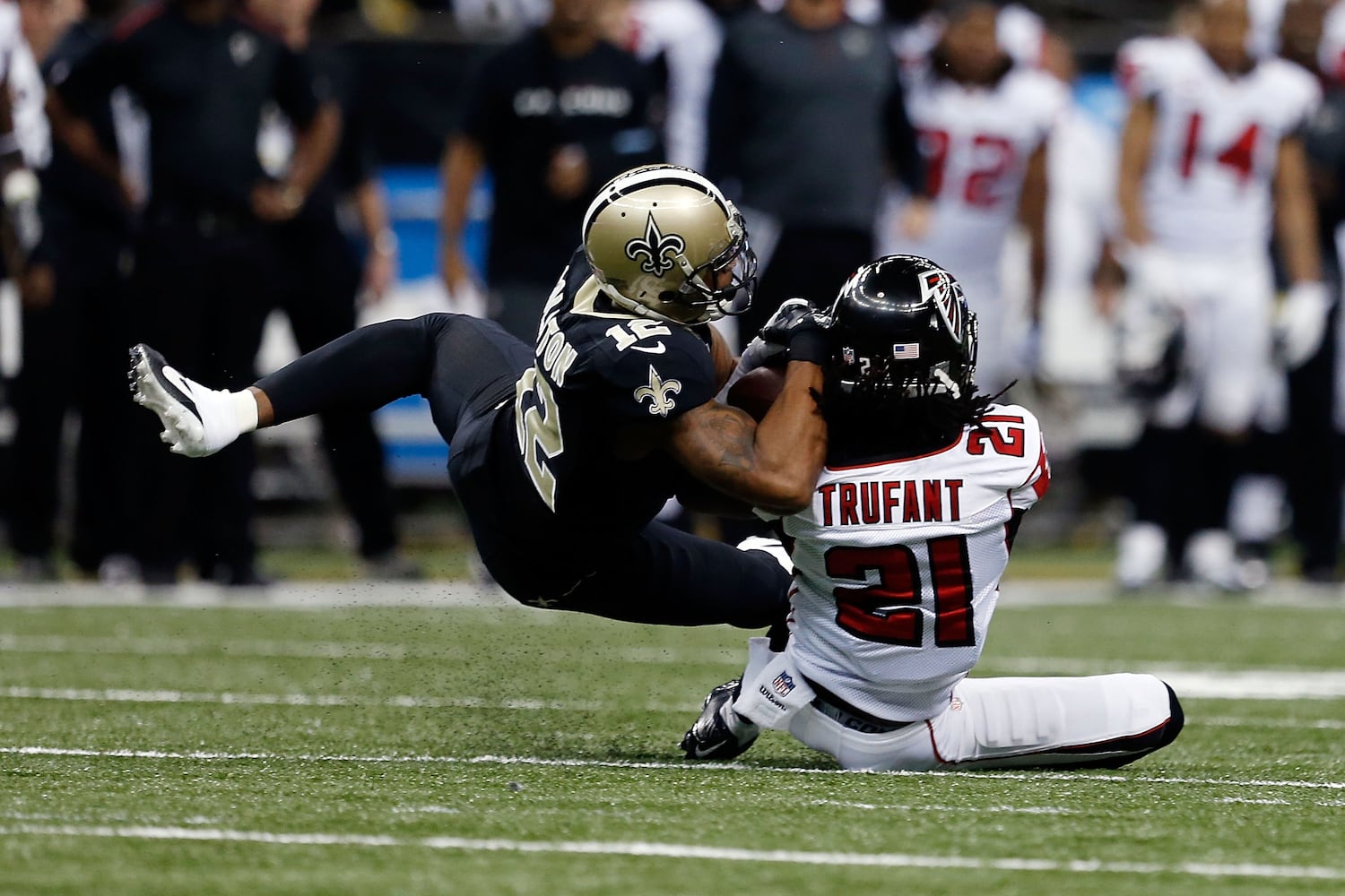 Falcons respond to early Saints touchdown with a couple of their own