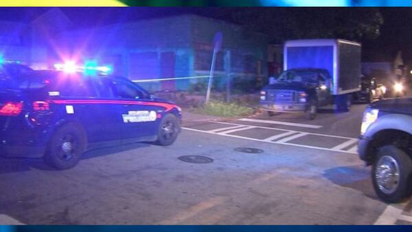 Police are investigating a shooting that left a man dead outside a southwest Atlanta restaurant late Thursday. (Credit: Channel 2 Action News)