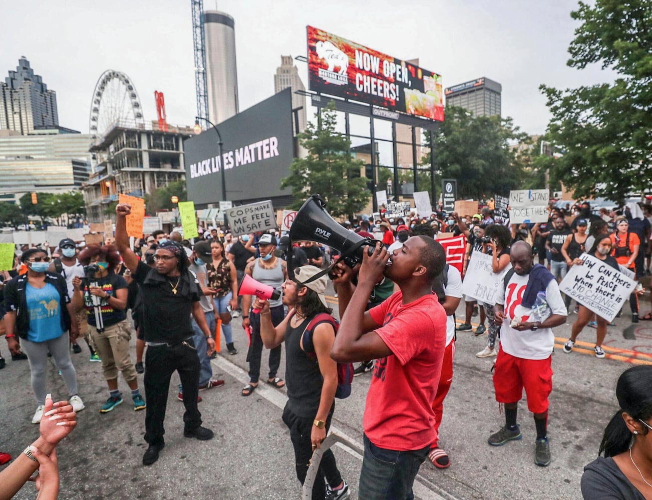 PHOTOS: 10th day of protests in Atlanta