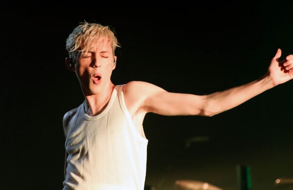 Troye Sivan during his Bloom Tour at the Coca Cola Roxy Theatre on Monday, October 1, 2018. He returned to Atlanta with Charli XCX on Oct. 3, 2024. 
Robb Cohen Photography & Video /RobbsPhotos.com