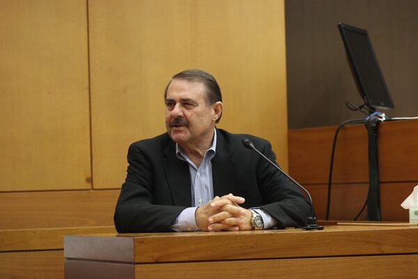 Allan Craig Stringer, a close friend of the McIver’s, gives his testimony during day 5 of the McIver murder trial at the Fulton County Courthouse in Atlanta, Georgia, on Monday, March 19, 2018. (REANN HUBER/REANN.HUBER@AJC.COM)