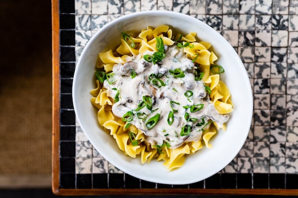 Quick Mushroom Stroganoff. CONTRIBUTED BY HENRI HOLLIS