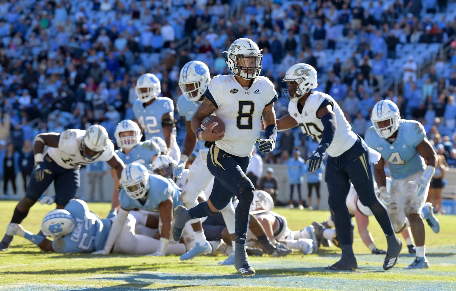 Photos: Jackets earn road win over Tar Heels