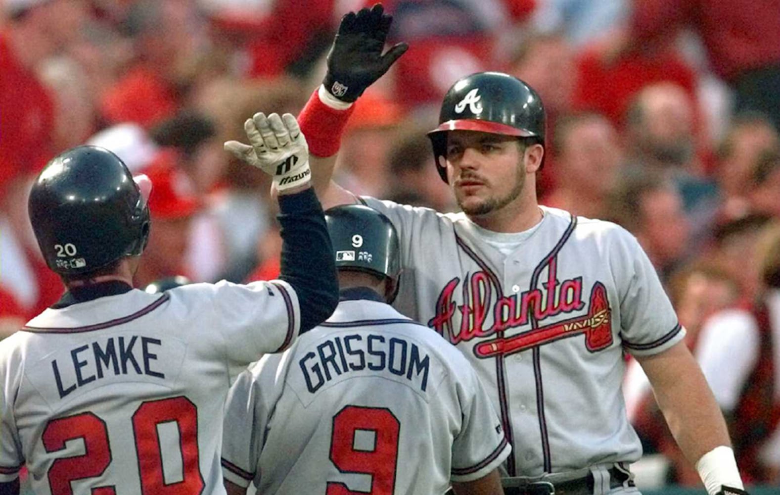 Klesko spent eight years with Braves