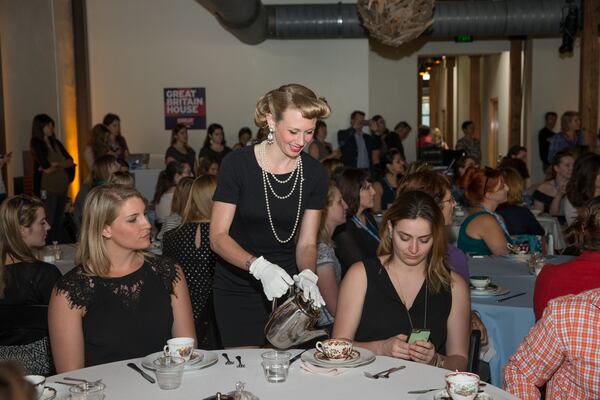 The Great Britain House invades the Wanderlust yoga studio during SXSW. Women in Tech gathered on March 14 where guests enjoyed delicacies and afternoon tea. Suzanne Cordeiro for American-Statesman